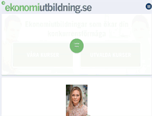 Tablet Screenshot of ekonomiutbildning.se
